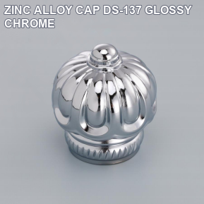 ZINC ALLOY CAP DS-137 GLOSSY CHROME perfume bottle cap reference