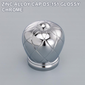 ZINC ALLOY CAP DS-151 GLOSSY CHROME perfume bottle cap reference