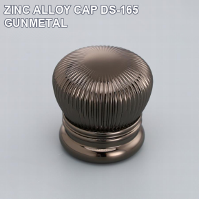 ZINC ALLOY CAP DS-165 GUNMETAL perfume bottle cap reference