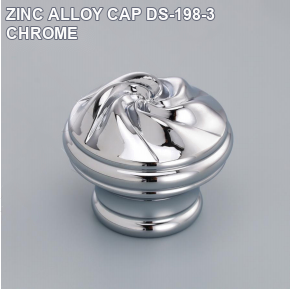 ZINC ALLOY CAP DS-198-3 CHROME perfume bottle cap reference