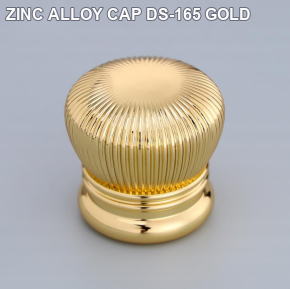 ZINC ALLOY CAP DS-165 GOLD perfume bottle cap reference