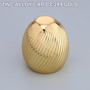 ZINC ALLOY CAP DS-289 GOLD perfume bottle cap reference