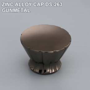 ZINC ALLOY CAP DS-263 GUNMETAL perfume bottle cap reference