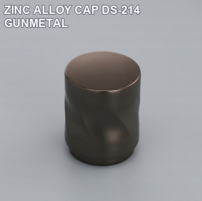 ZINC ALLOY CAP DS-214 GUNMETAL perfume bottle cap reference