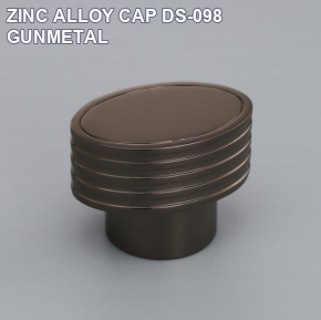 ZINC ALLOY CAP DS-098 GUNMETAL perfume bottle cap reference