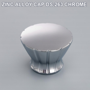 ZINC ALLOY CAP DS-263 CHROME perfume bottle cap reference