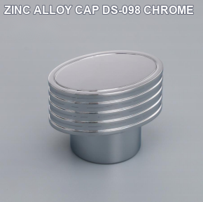 ZINC ALLOY CAP DS-098 CHROME perfume bottle cap reference