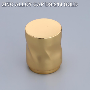 ZINC ALLOY CAP DS-214 GOLD perfume bottle cap reference