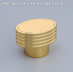 ZINC ALLOY CAP DS-098 GOLD perfume bottle cap reference