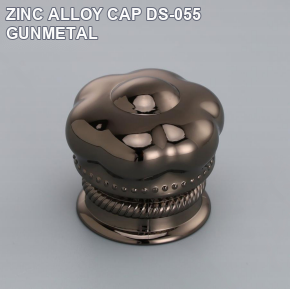 ZINC ALLOY CAP DS-055 GUNMETAL perfume bottle cap reference
