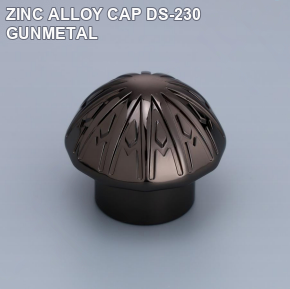 ZINC ALLOY CAP DS-230 GUNMETAL perfume bottle cap reference