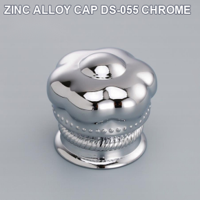 ZINC ALLOY CAP DS-055 CHROME perfume bottle cap reference