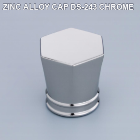 ZINC ALLOY CAP DS-243 CHROME perfume bottle cap reference