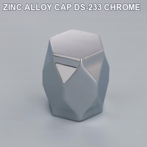 ZINC ALLOY CAP DS-233 CHROME perfume bottle cap reference