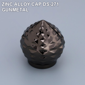 ZINC ALLOY CAP DS-271 GUNMETAL perfume bottle cap reference