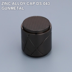 ZINC ALLOY CAP DS-043 GUNMETAL perfume bottle cap reference
