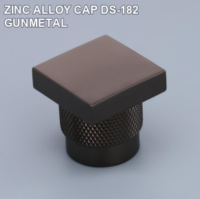 ZINC ALLOY CAP DS-182 GUNMETAL perfume bottle cap reference