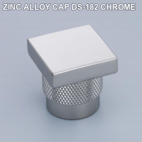 ZINC ALLOY CAP DS-182 CHROME perfume bottle cap reference