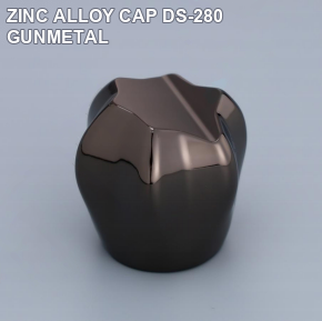 ZINC ALLOY CAP DS-280 GUNMETAL perfume bottle cap reference