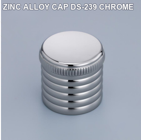 ZINC ALLOY CAP DS-239 CHROME perfume bottle cap reference