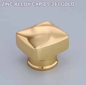ZINC ALLOY CAP DS-283 GOLD perfume bottle cap reference