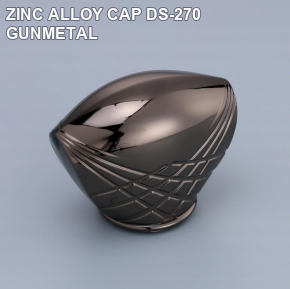 ZINC ALLOY CAP DS-270 GUNMETAL perfume bottle cap reference