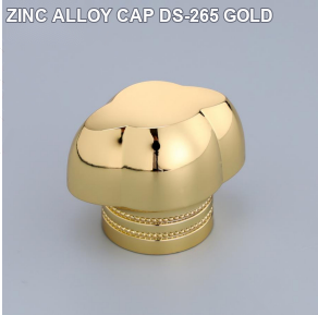 ZINC ALLOY CAP DS-265 GOLD perfume bottle cap reference