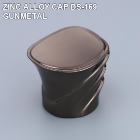 ZINC ALLOY CAP DS-169 GUNMETAL perfume bottle cap reference