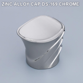 ZINC ALLOY CAP DS-169 CHROME perfume bottle cap reference