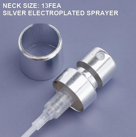 13FEA silver electroplated perfume sprayer