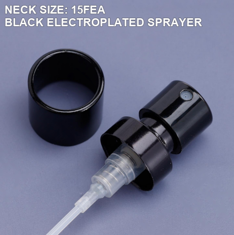 15FEA black electroplated perfume sprayer