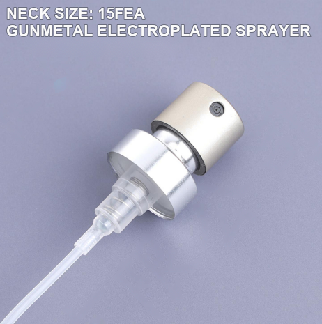 15FEA gunmetal electroplated perfume sprayer