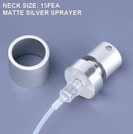 15FEA matte silver perfume sprayer reference