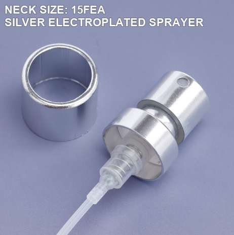 15FEA silver electroplated perfume sprayer
