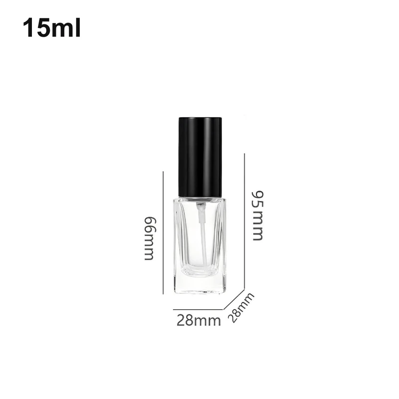 15ml Slim Black-Cap Perfume Bottle