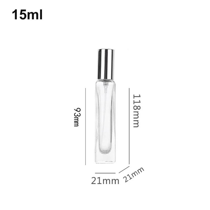 15ml Extra-Slim Silver-Cap Perfume Bottle