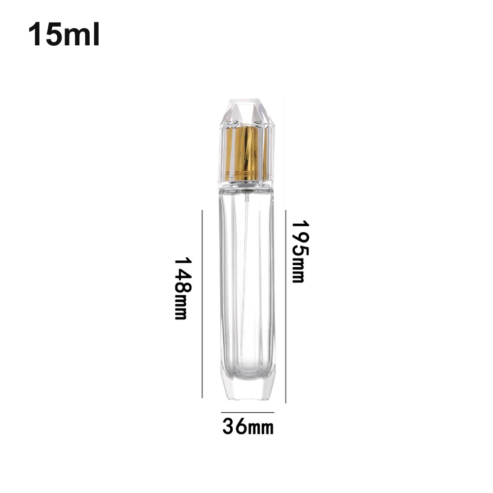 15ml Extra-Tall Crystal-Cap Perfume Bottle