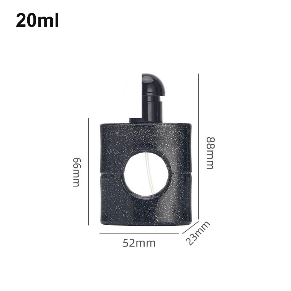 20ml Perfume Bottles in Three Compact Black Directions