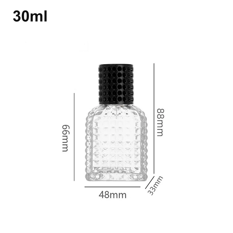 30ml Studded Rectangular Perfume Bottle