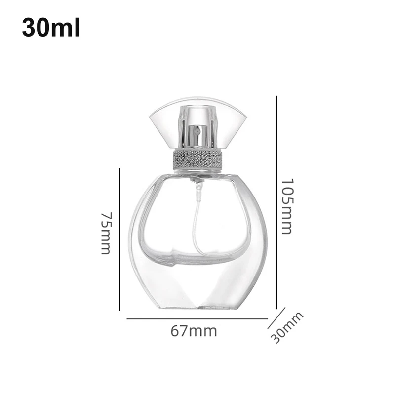 30ml Sculptural Round Perfume Bottle