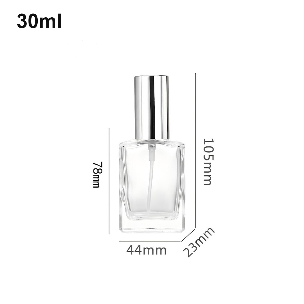 30ml Compact Rounded Rectangular Perfume Bottle
