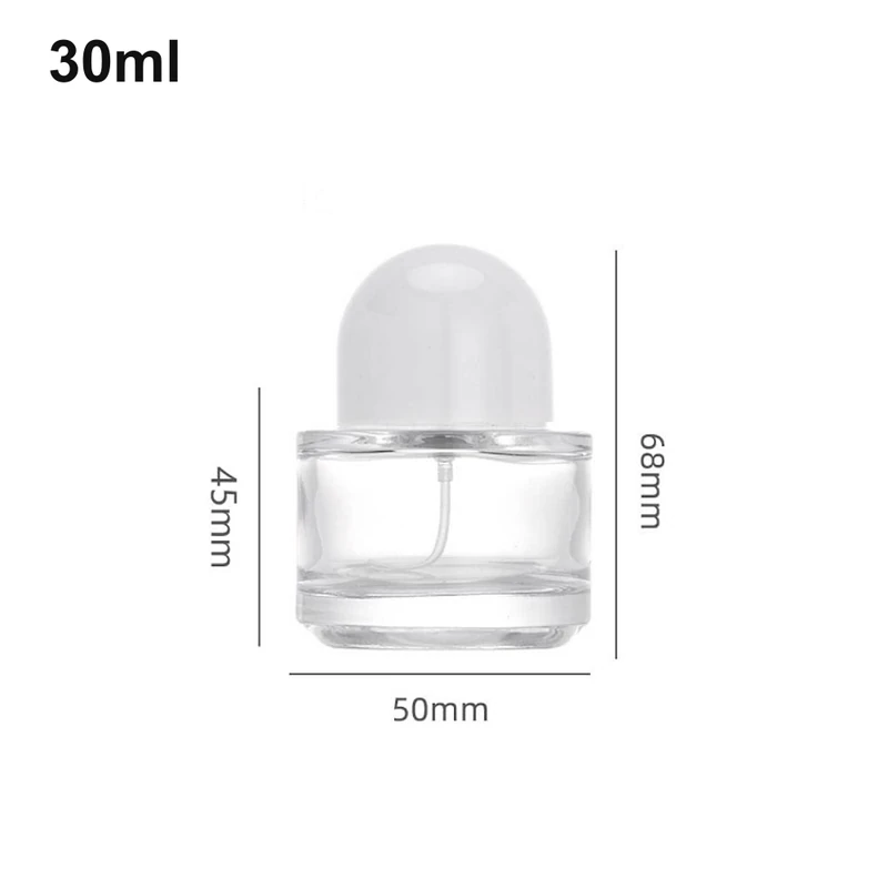 30ml Low Round Dome-Cap Perfume Bottle