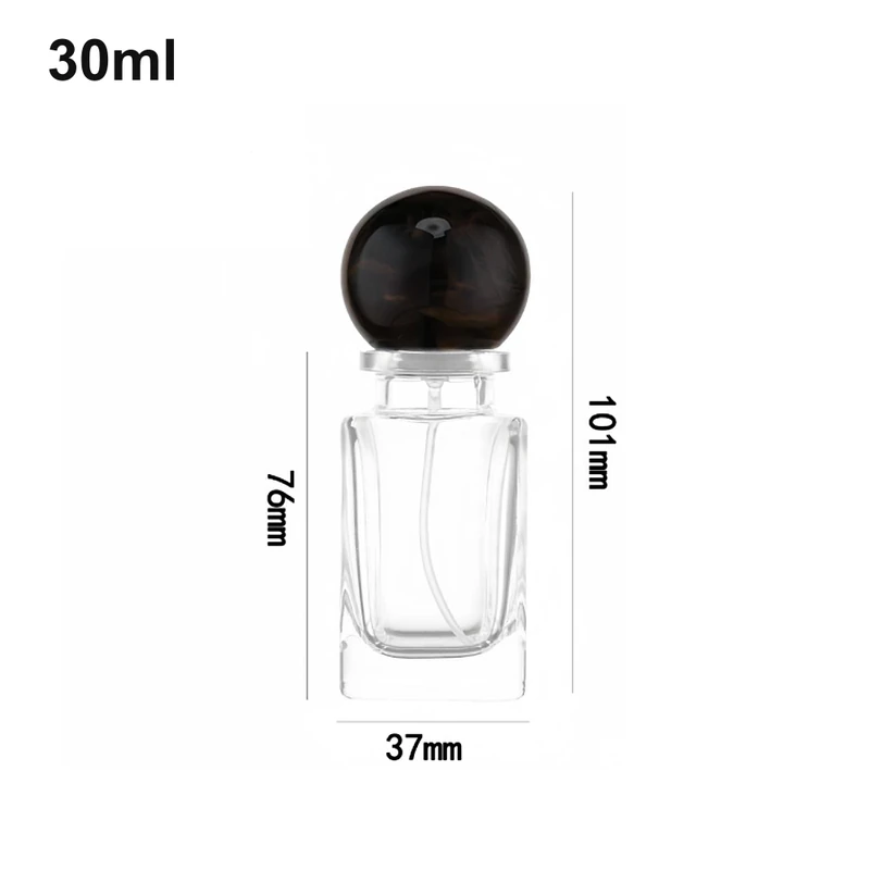 30ml Slim Black Ball-Cap Perfume Bottle