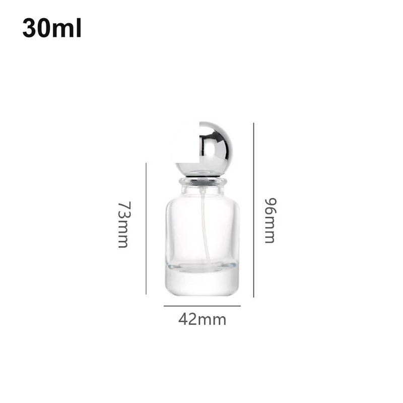 30ml Crescent-Cap Cylinder Perfume Bottle