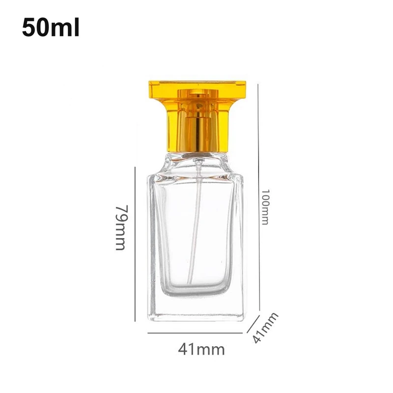 50ml Slim Amber-Cap Perfume Bottle