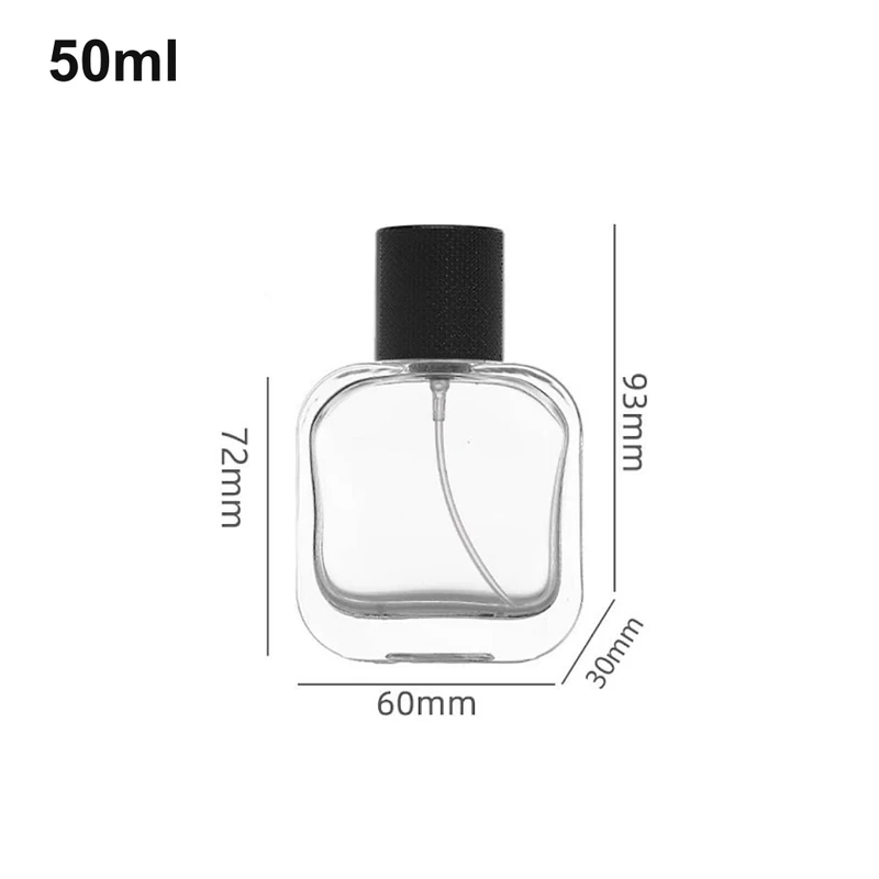 50ml Rounded Rectangular Perfume Bottle