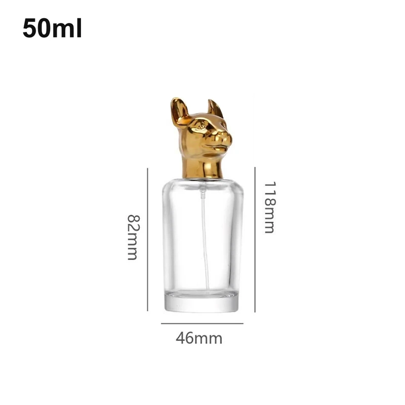 50ml Rabbit-Cap Cylinder Perfume Bottle