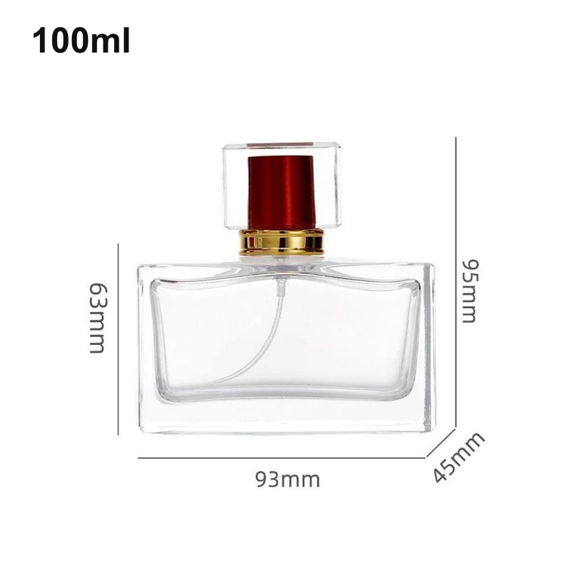 100ml Wide Red-Cap Perfume Bottle