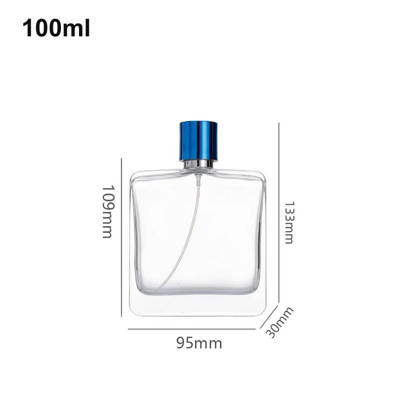 100ml Extra-Wide Blue-Sprayer Perfume Bottle