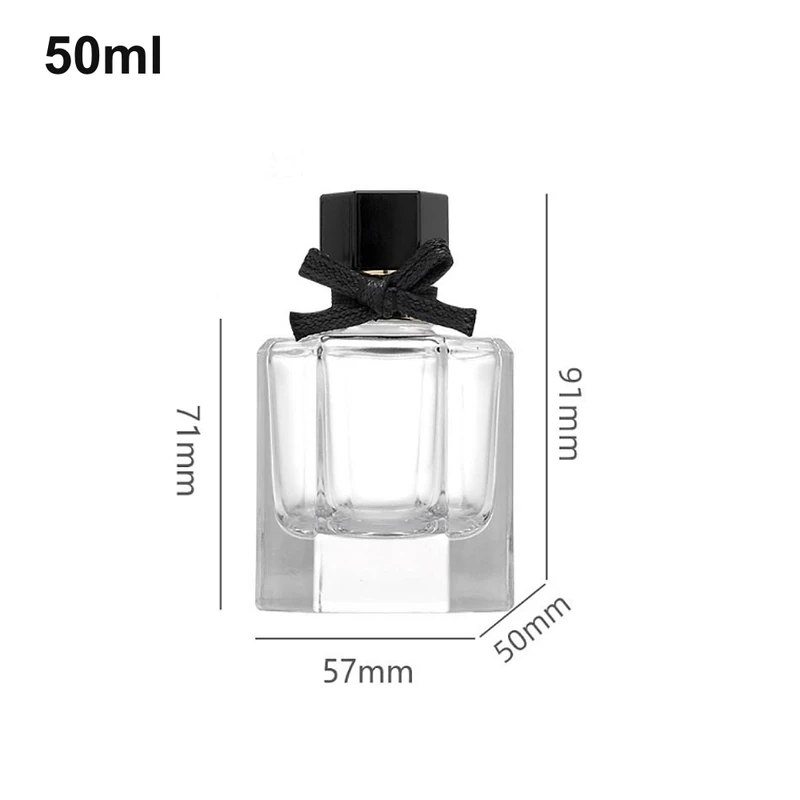 50ml Luxury Perfume Bottle with dimensions